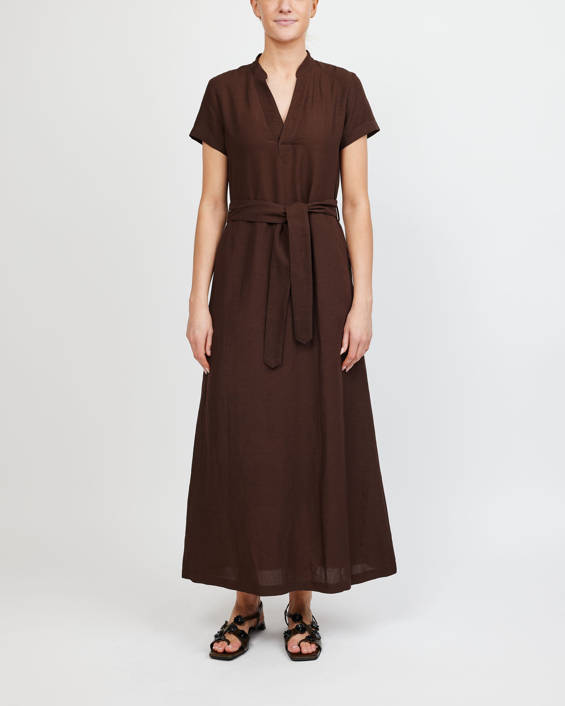 A.P.C Annelie Robe Brown Dress