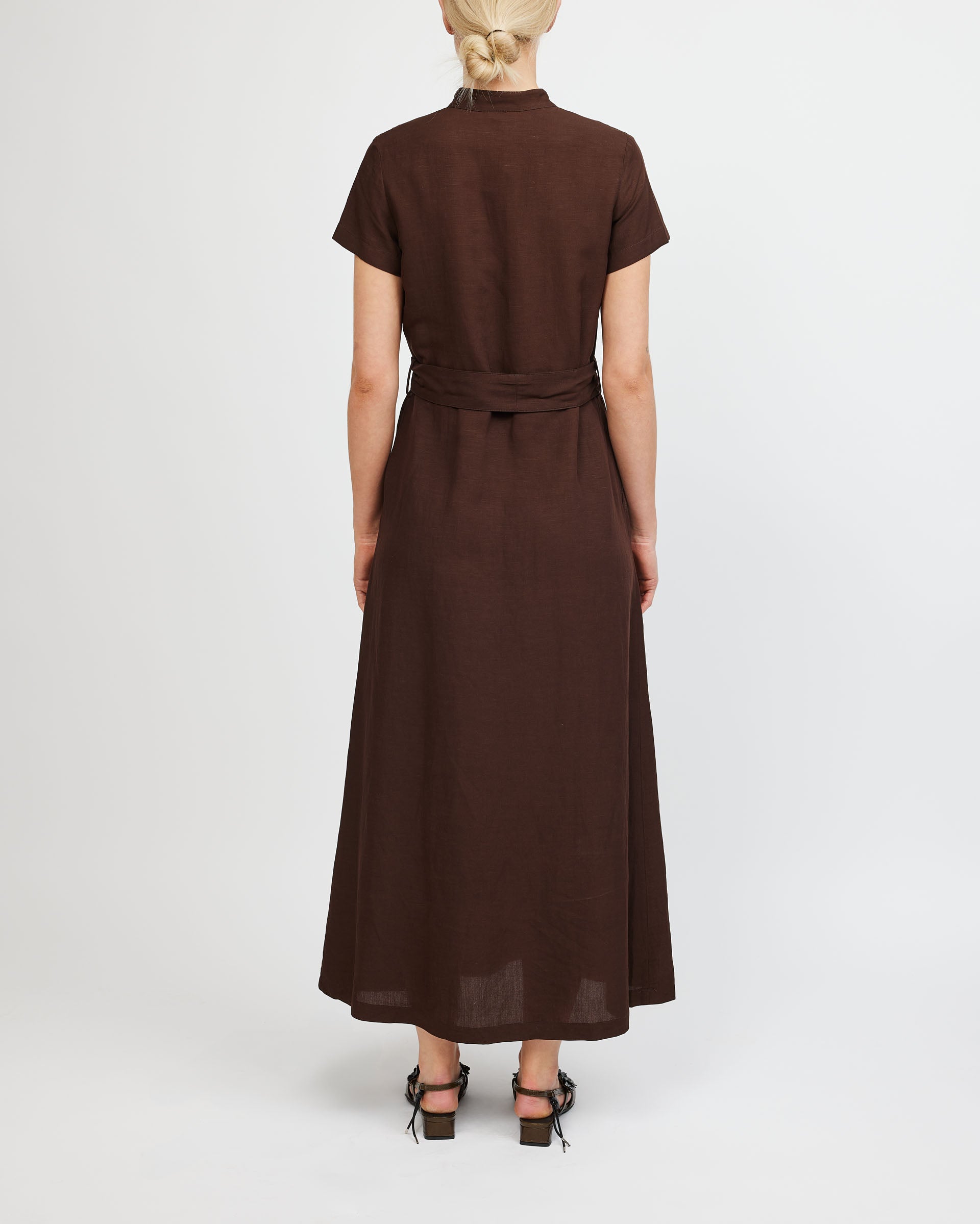 A.P.C Annelie Robe Brown Dress