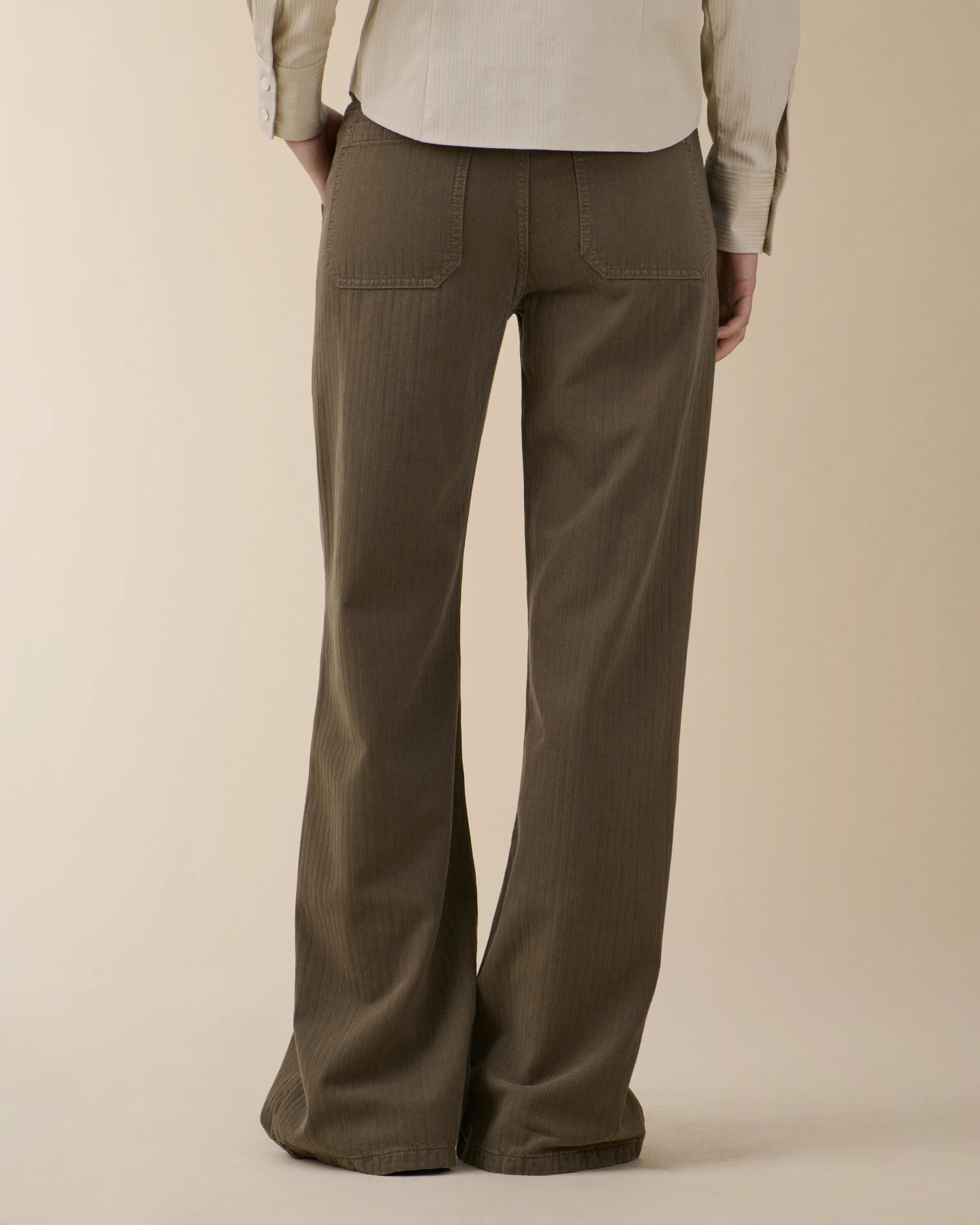 Jeanerica Chevron Khaki Guell Jeans