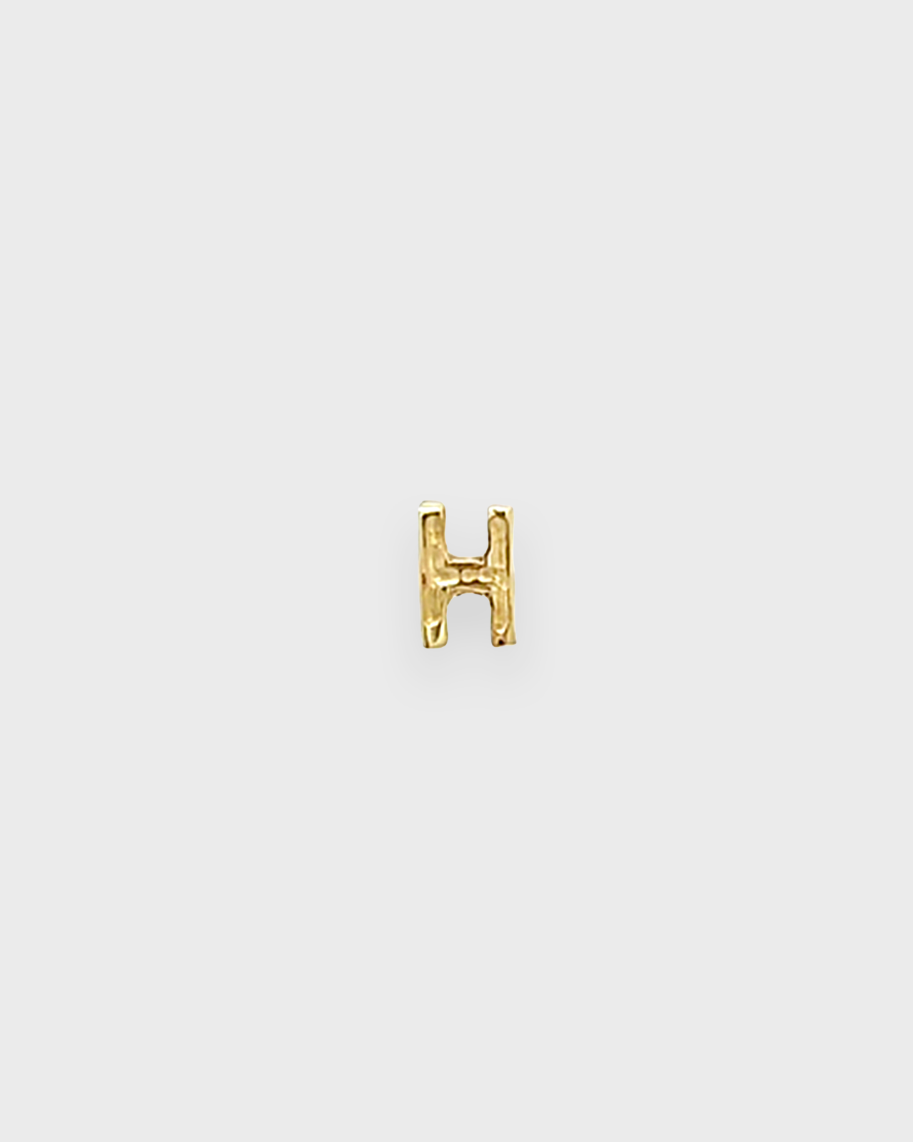 Sara Jin Mi Letter Studs H