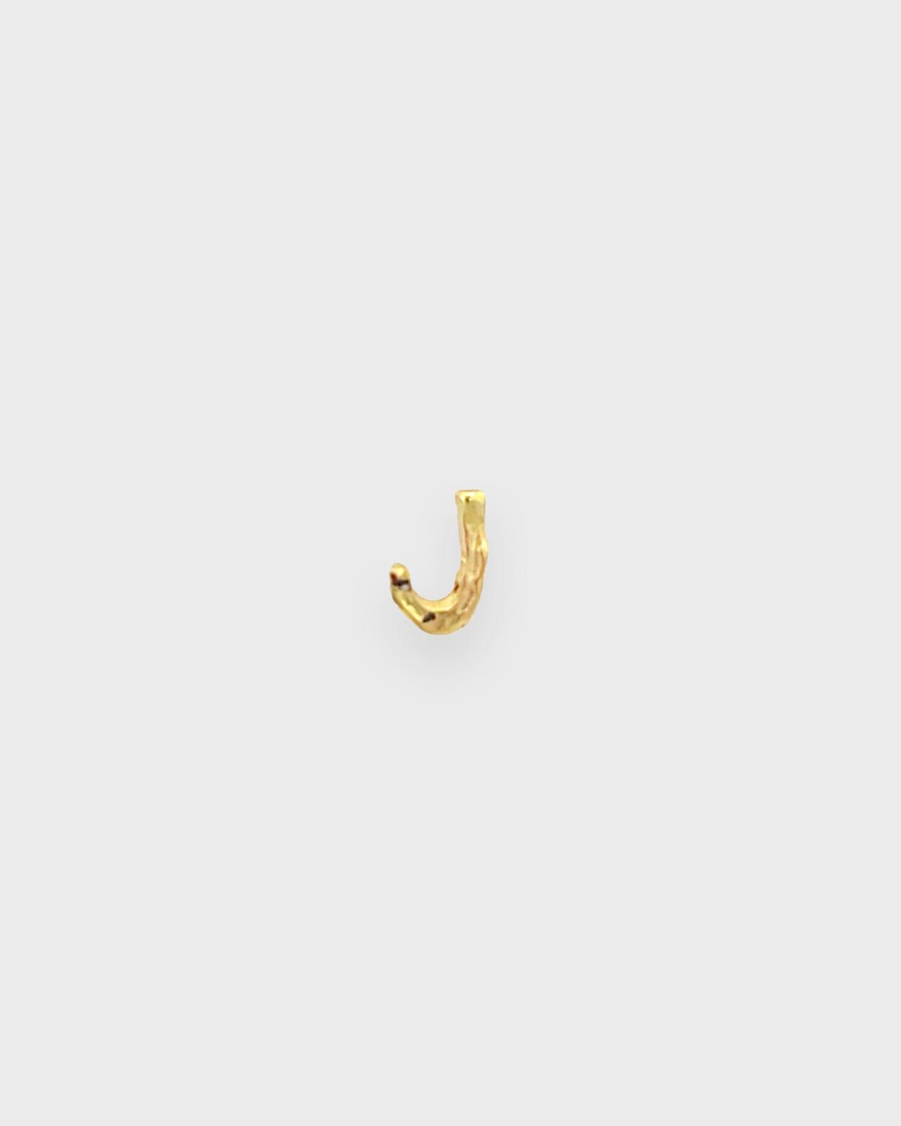 Sara Jin Mi Letter Studs J