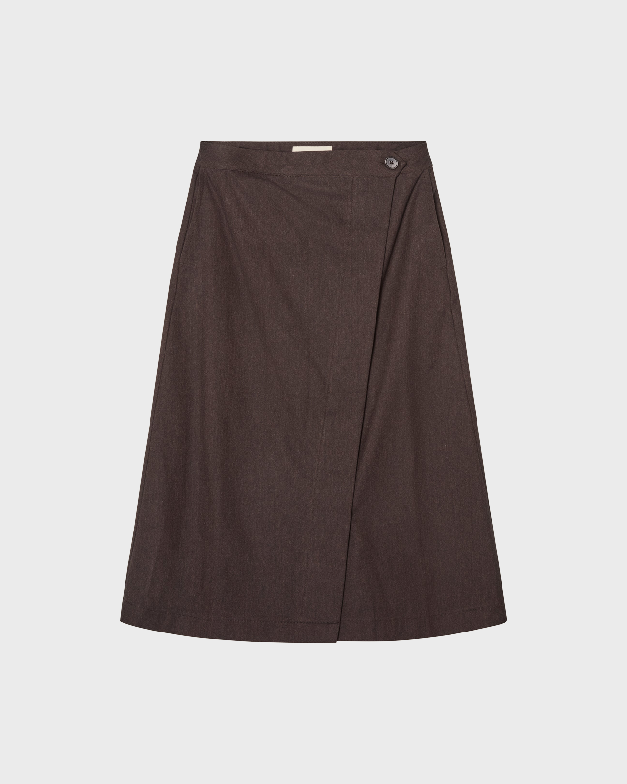 Jeanerica Brown Herringbone Oceane Skirt