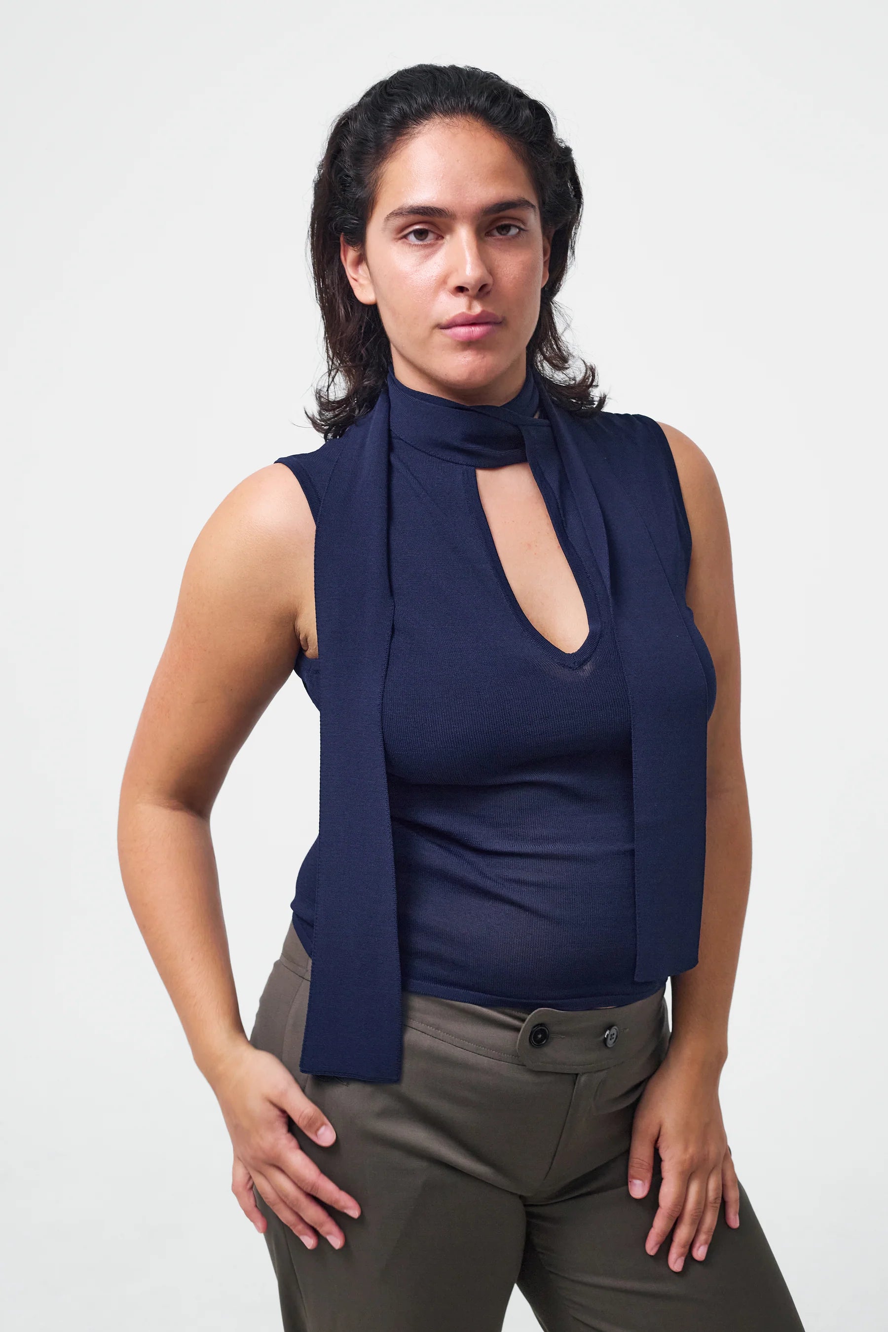 Kernemilk Dark Navy Vera Top