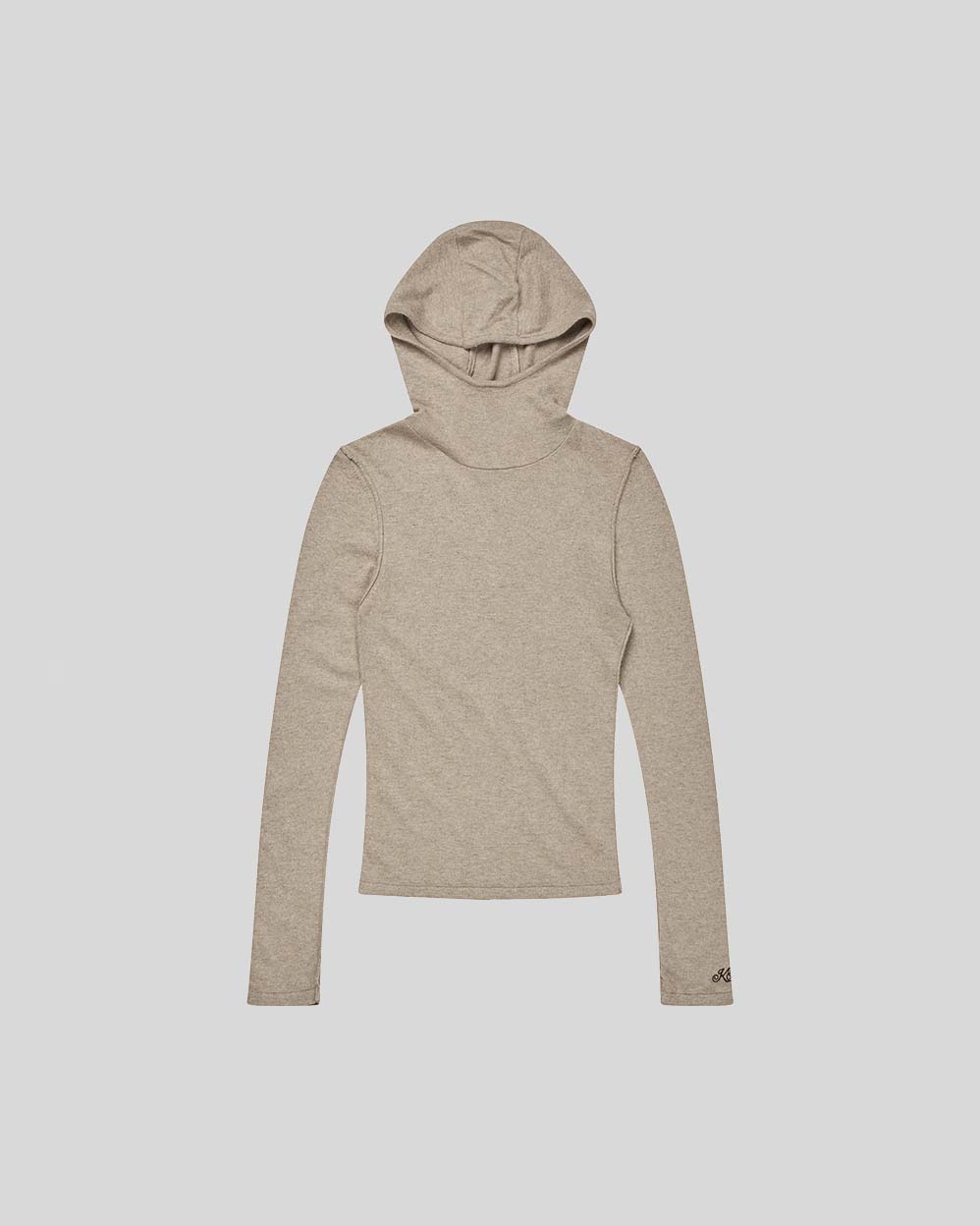 Kernemilk Beige Melange Vitus Hoodie