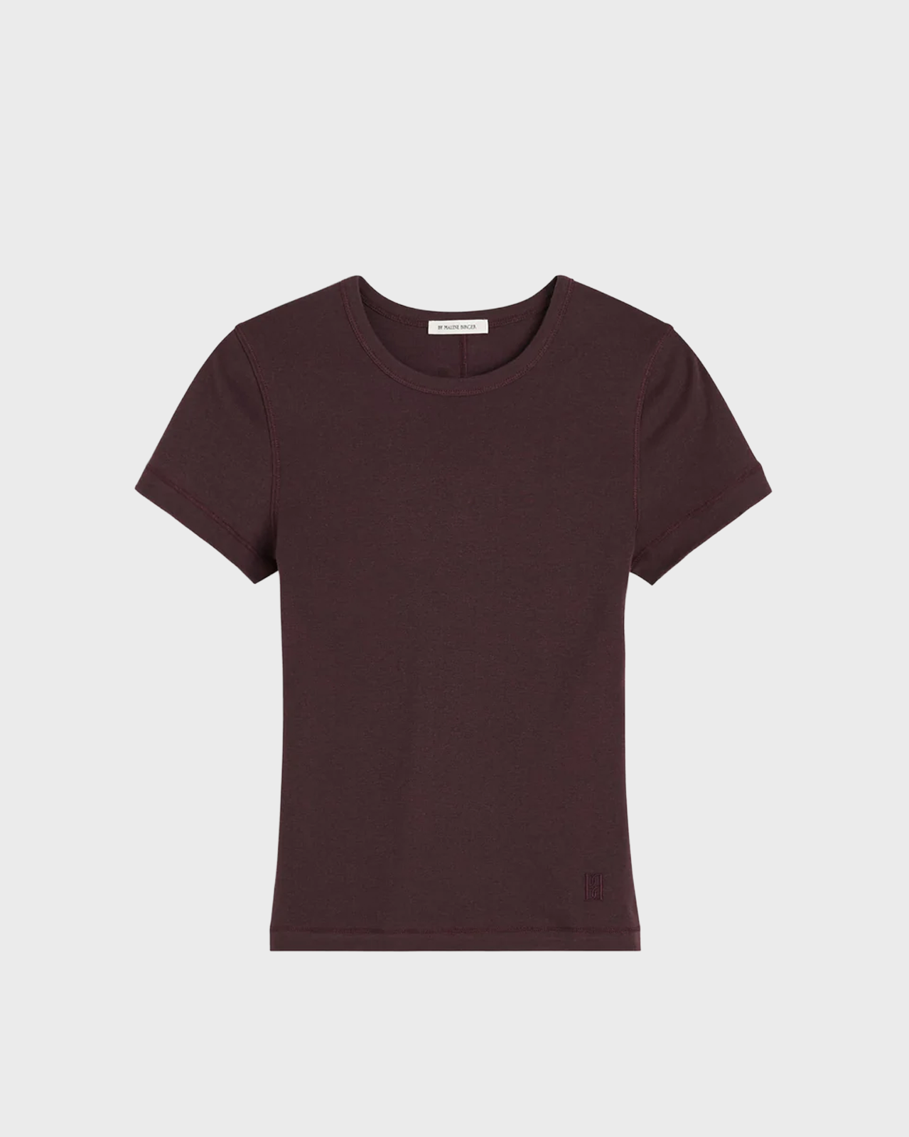 By Malene Birger Aubergine Alicia Flat T-shirt