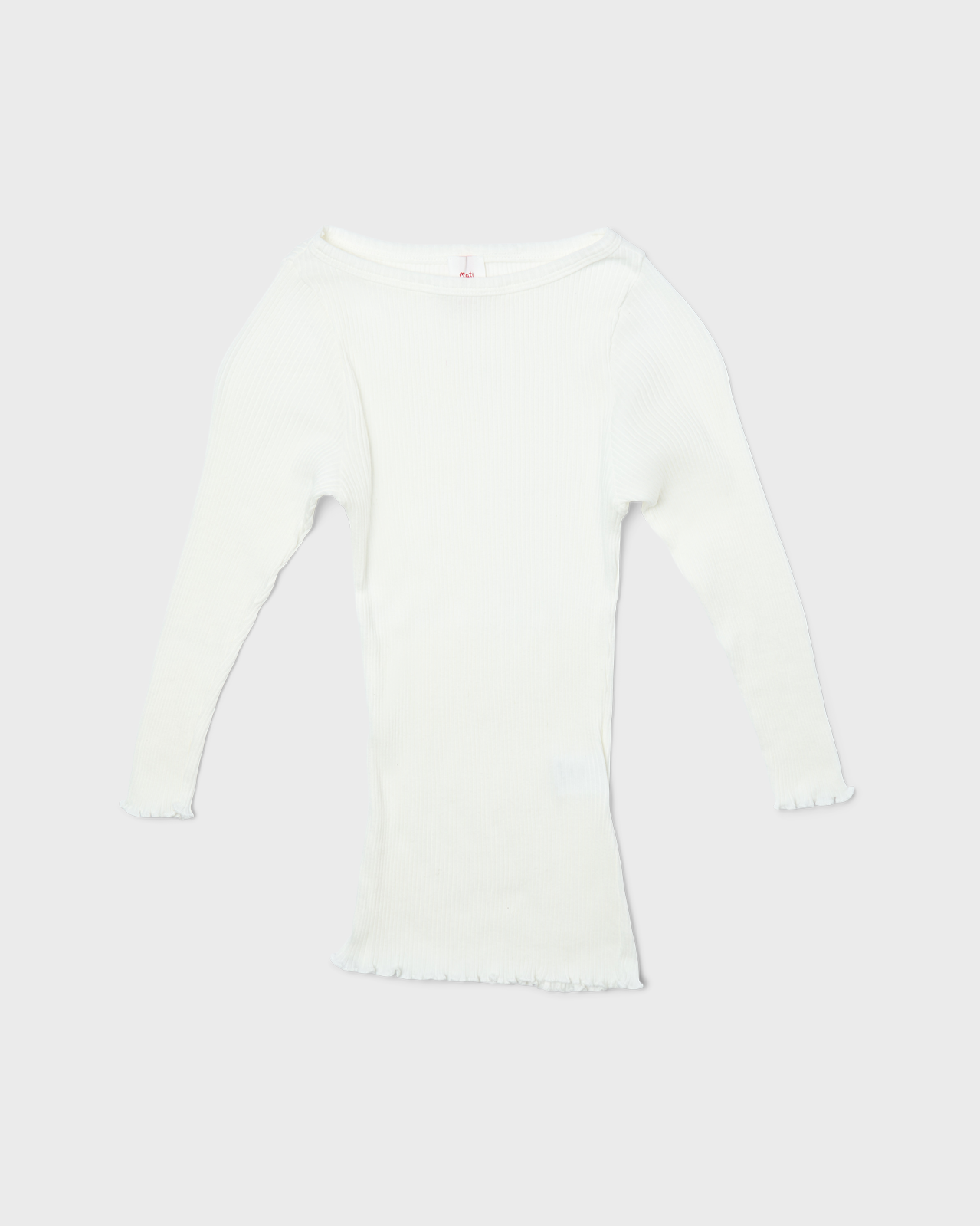 Mati Mati White Laura Boat Neck Blouse