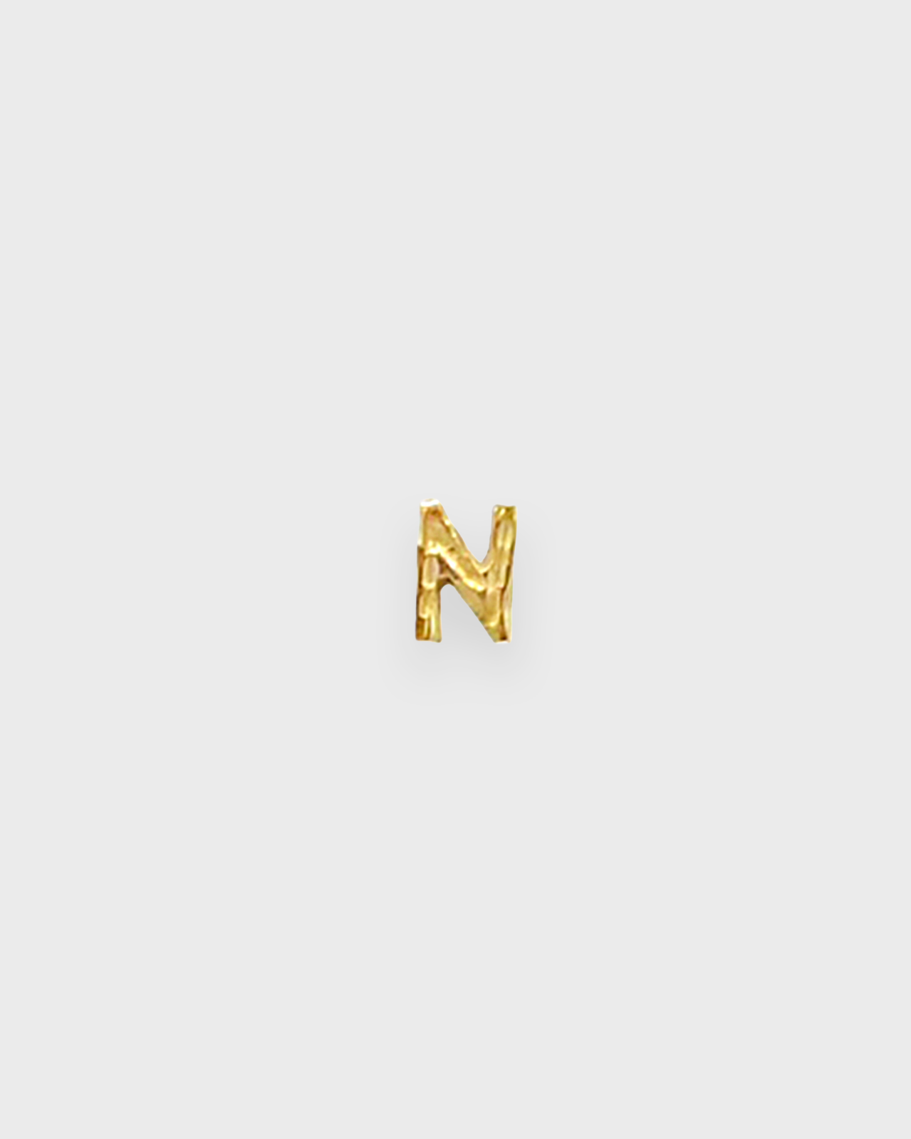 Sara Jin Mi Letter Studs N