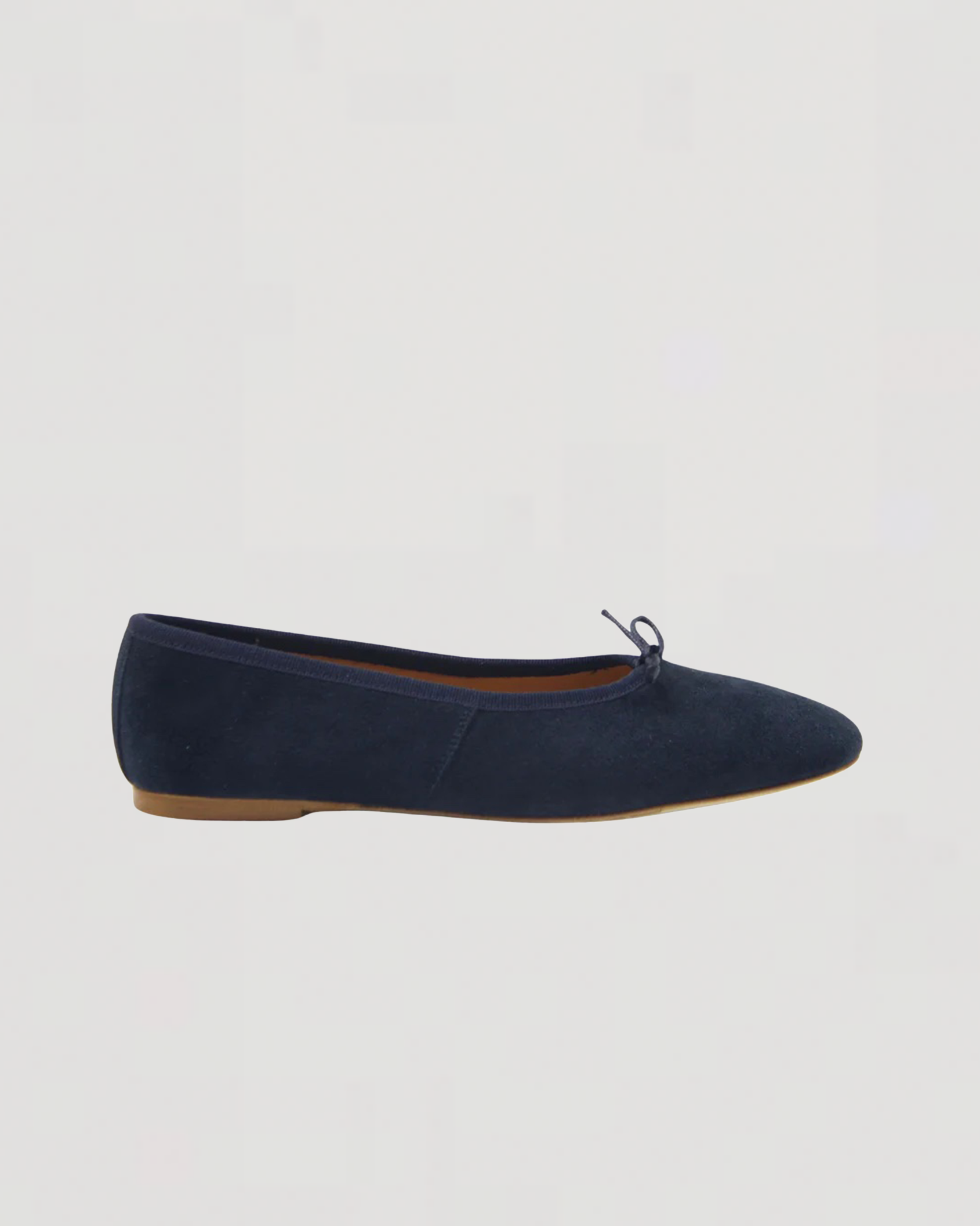 Lolo The Ballerina Suede Navy Blue Volcano Ballerina