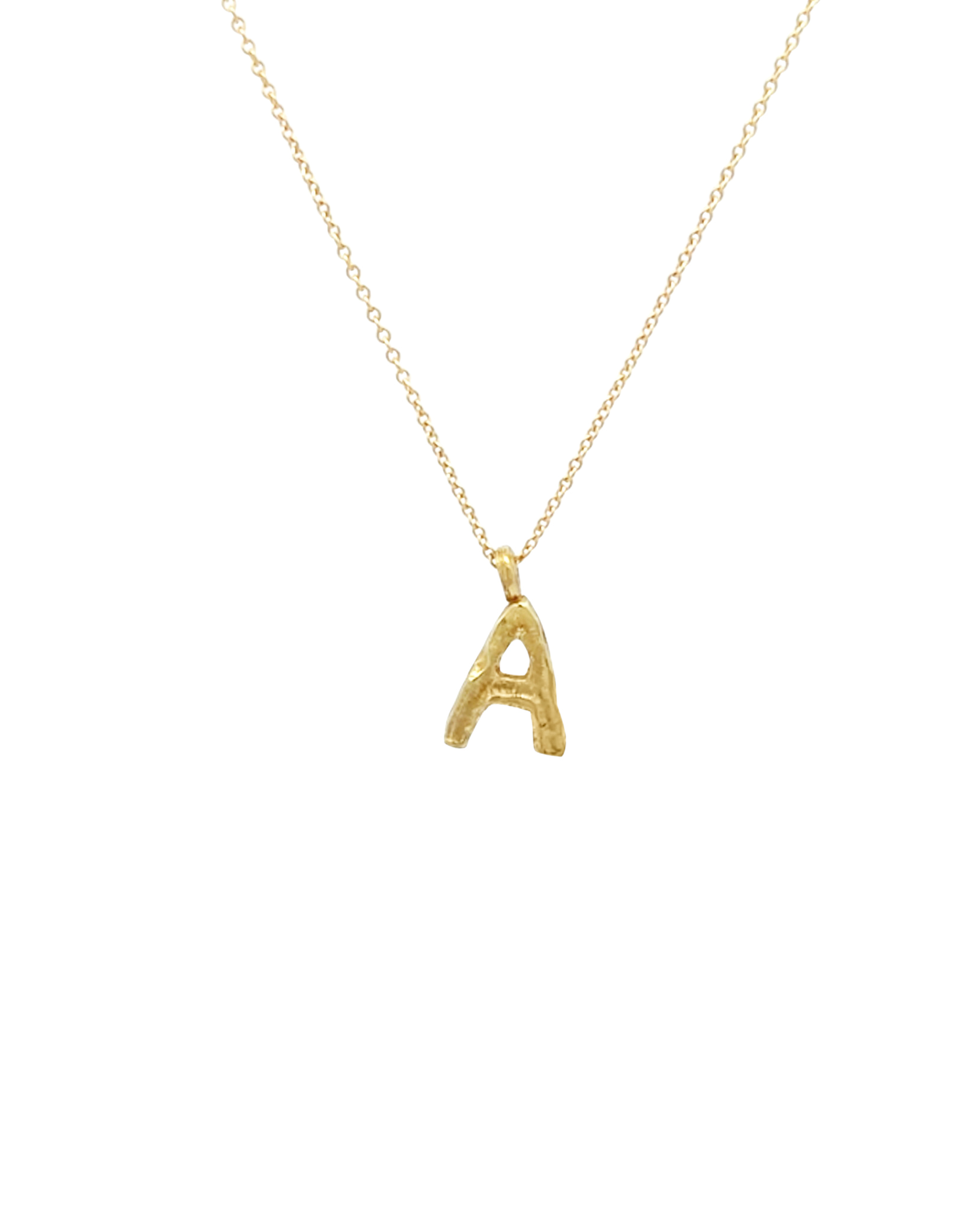 Sara Jin Mi Letter Necklace A