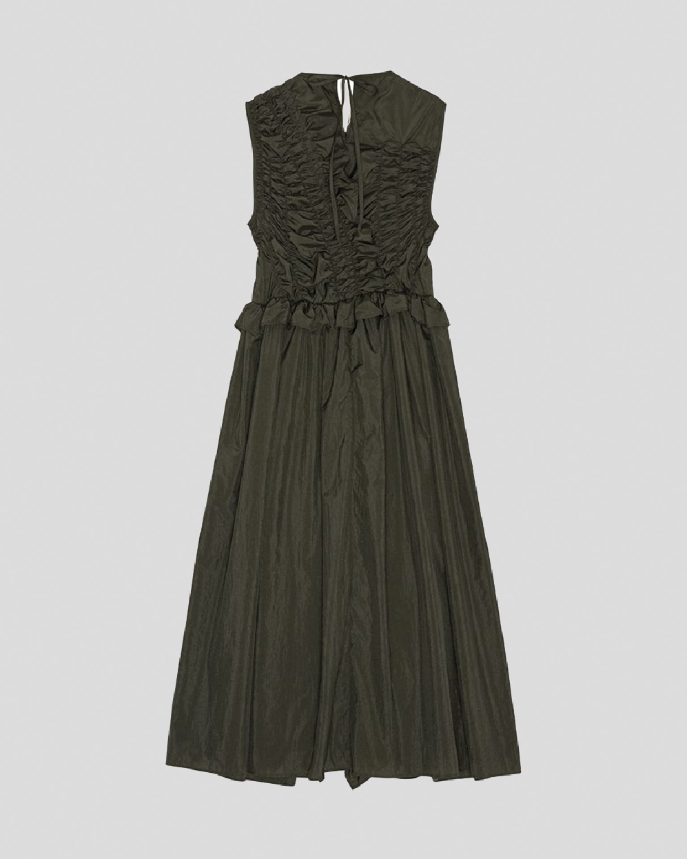 Cecilie Bahnsen Ole Pine Green Dress