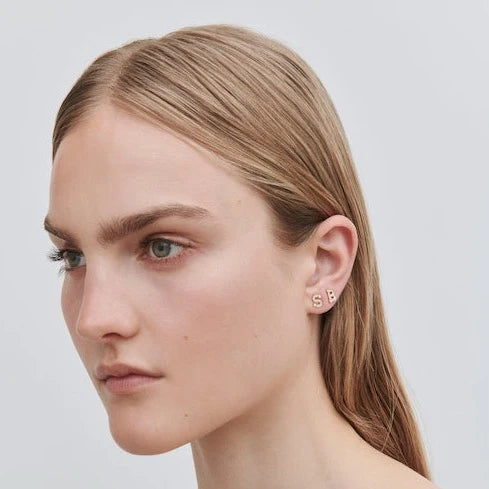Sophie Bille Brahe Simple Letter S Earring