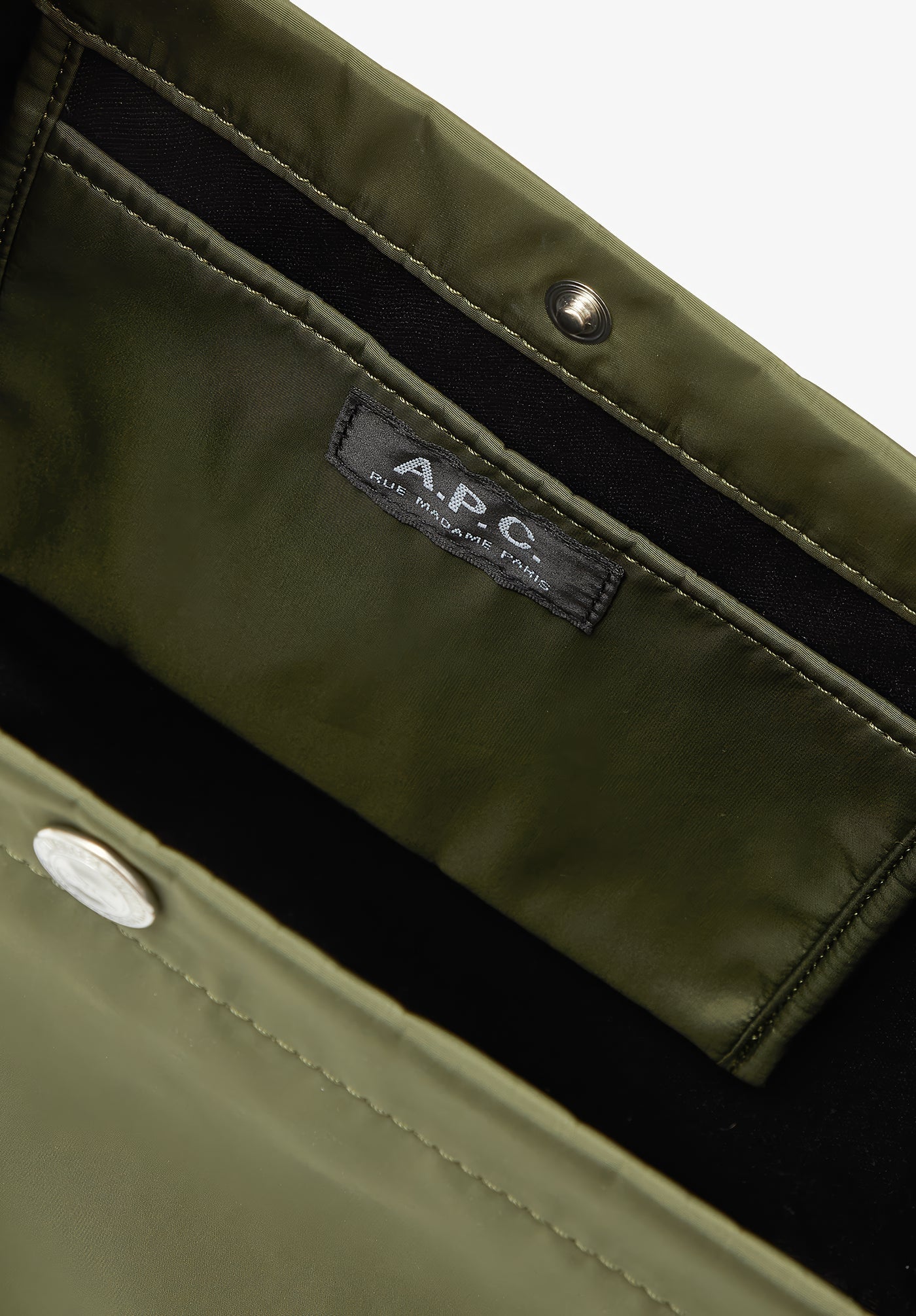 A.P.C. Khaki Journal Bag
