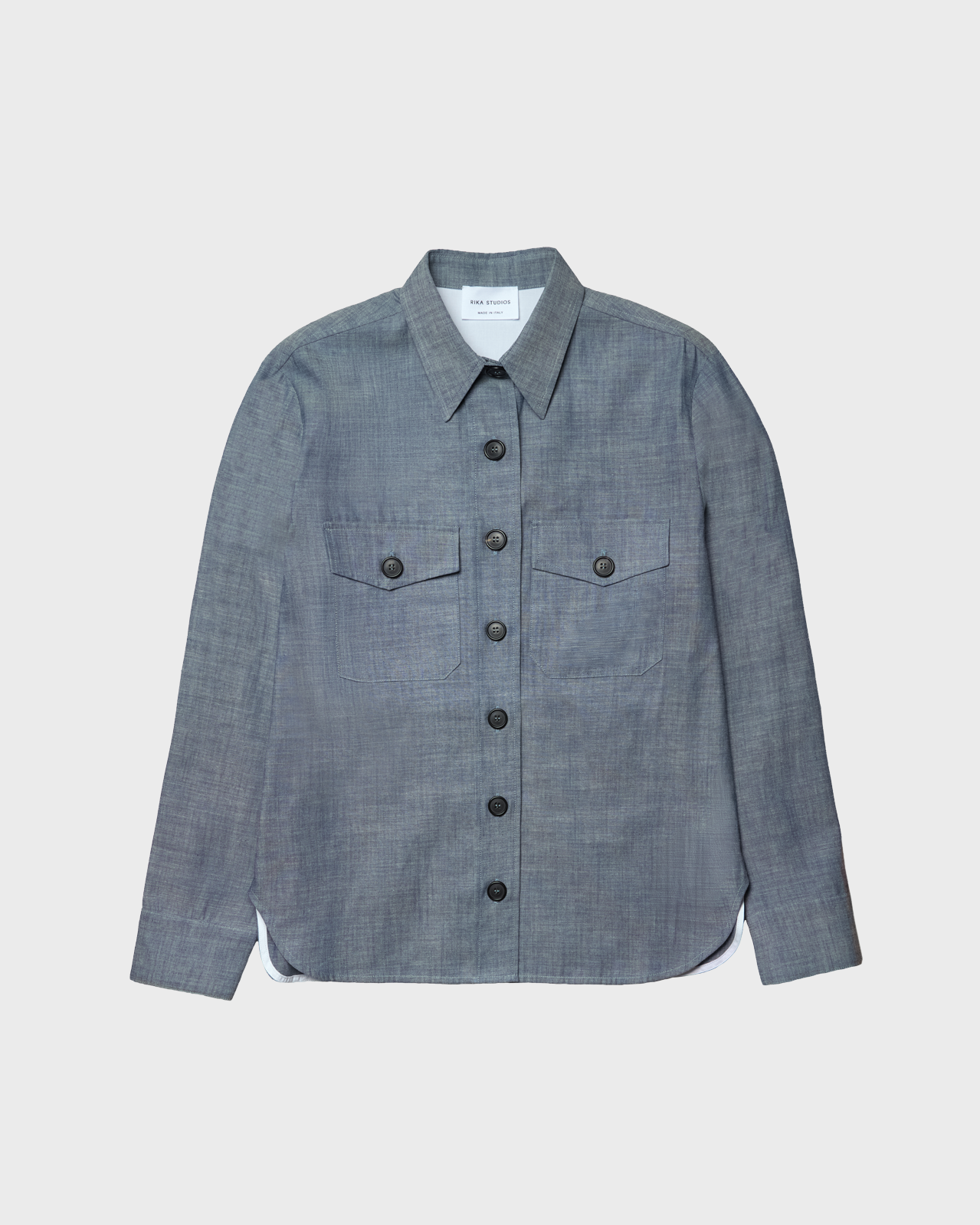 RIKA STUDIO Indigo Chambray Bob Shirt