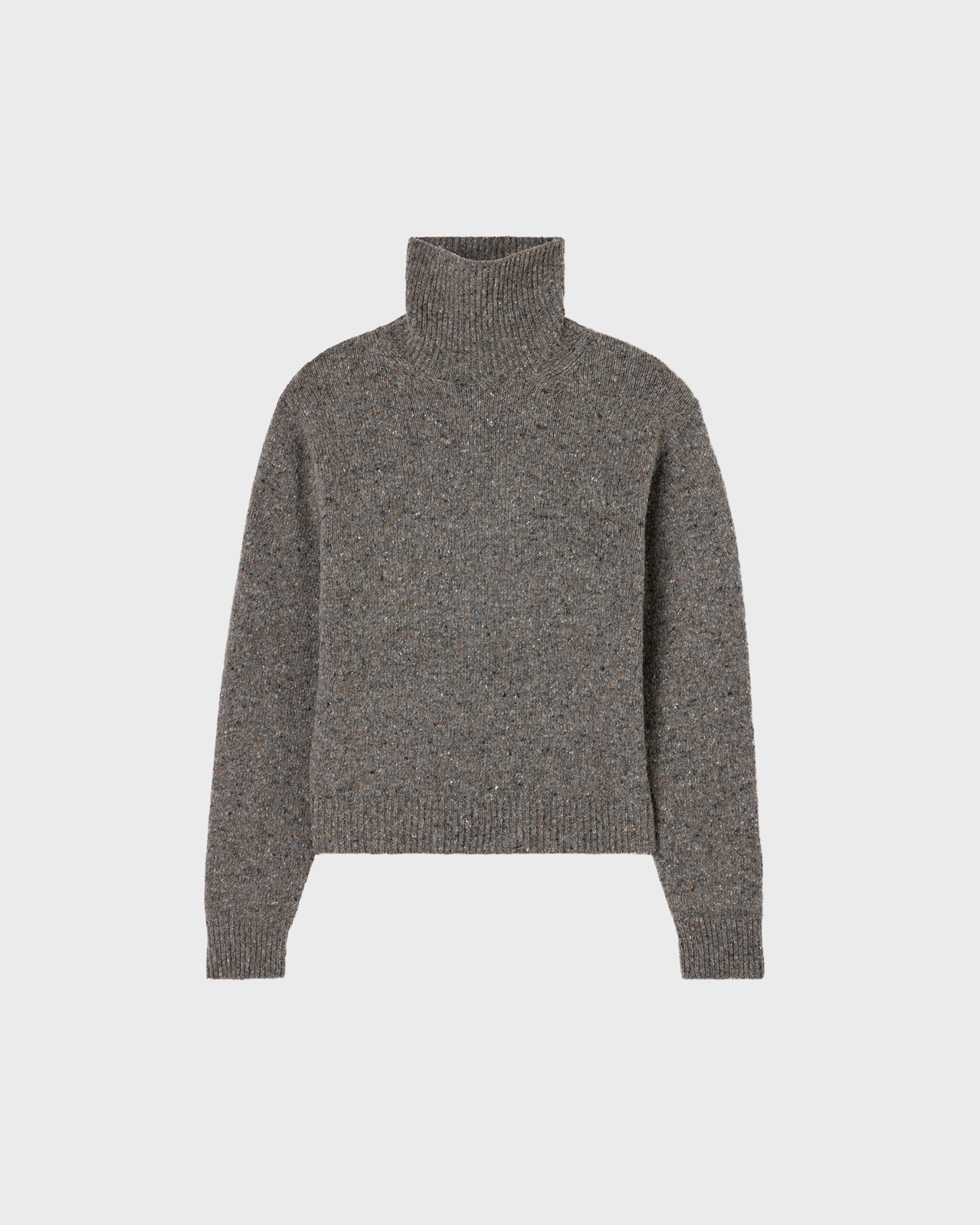 RÓHE Grey Mouliné Turtleneck