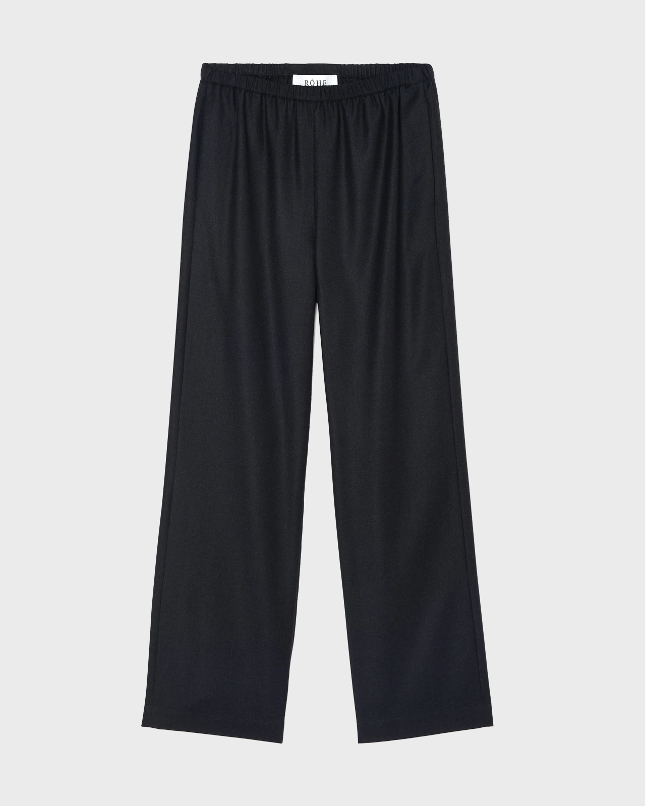RÓHE Anthracite Melange Relaxed Fit trousers