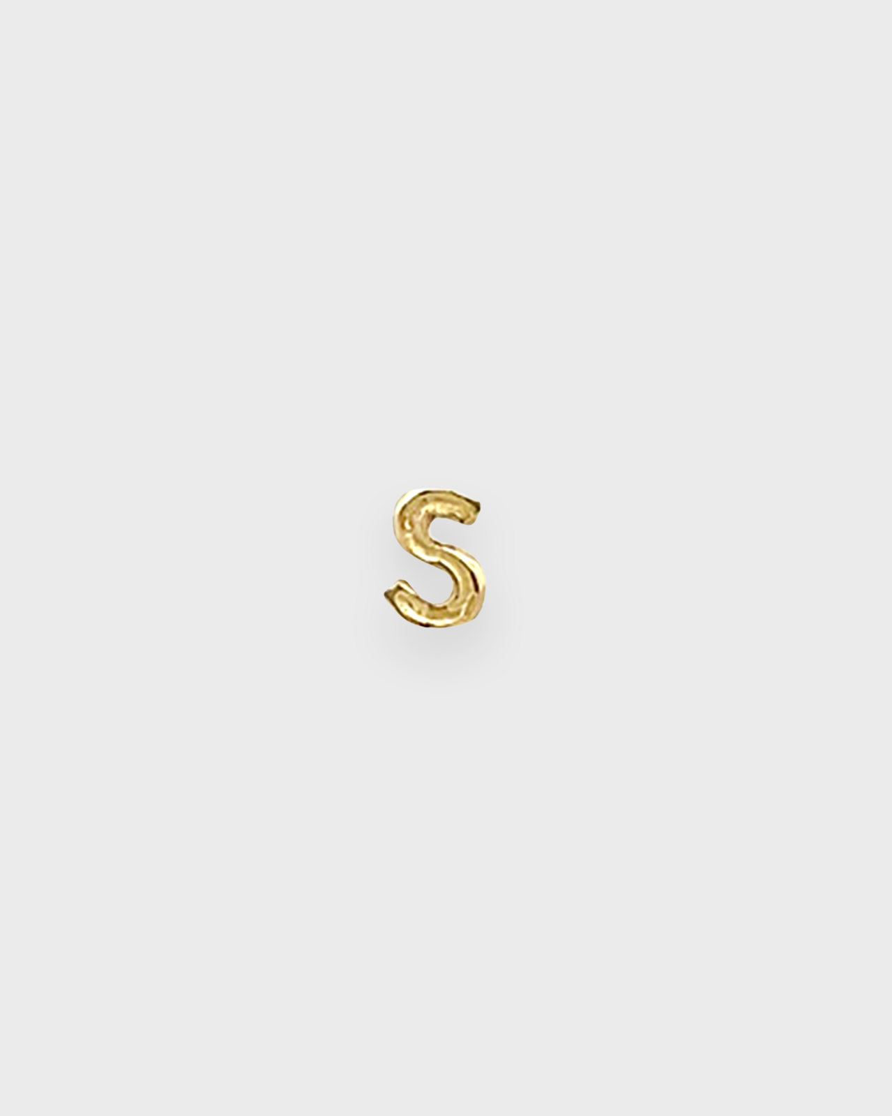 Sara Jin Mi Letter Studs S
