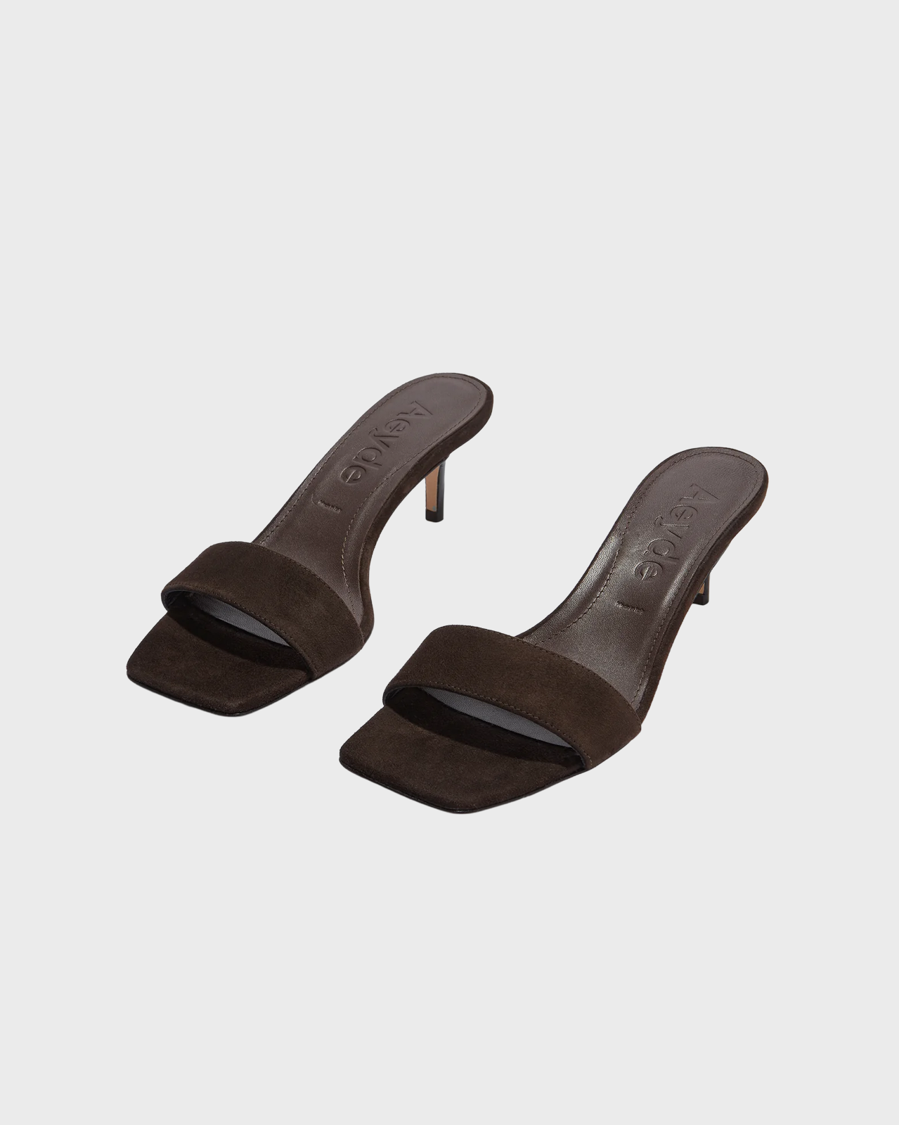 Aeyde Ilvy Kid Suede Leather Moka