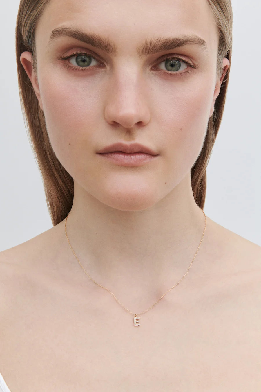 Sophie Bille Brahe Simple Letter E Necklace