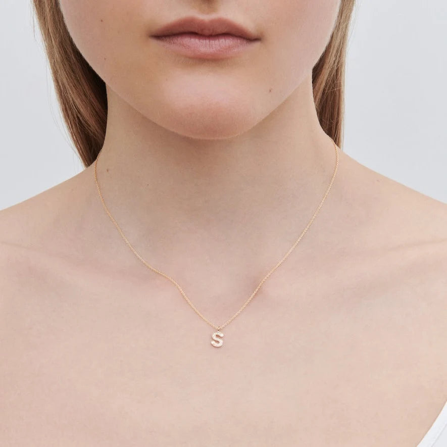 Sophie Bille Brahe Simple Letter S Necklace