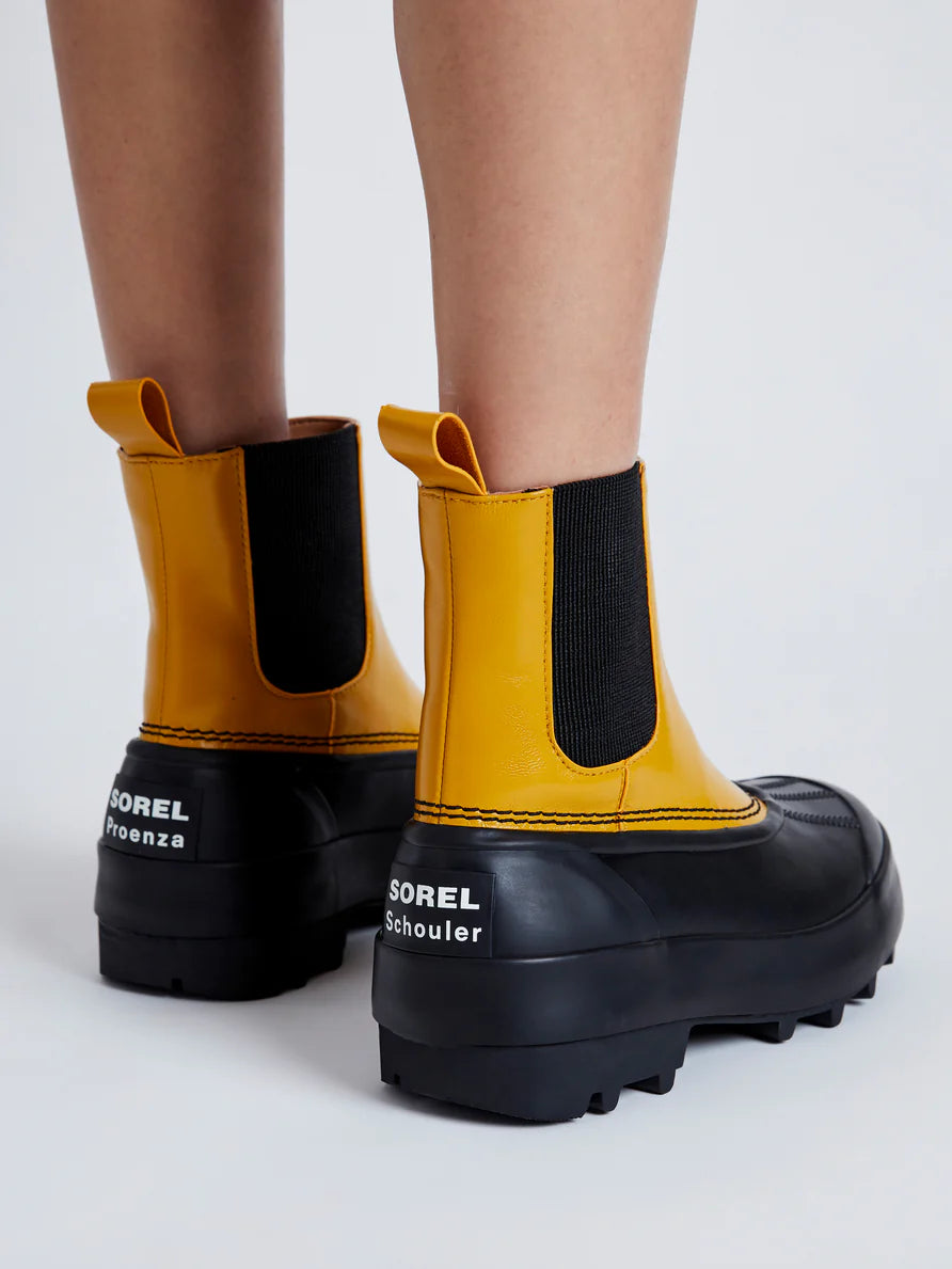 Proenza Schouler X Sorel Caribou Chelsea Boot Ochre/Black