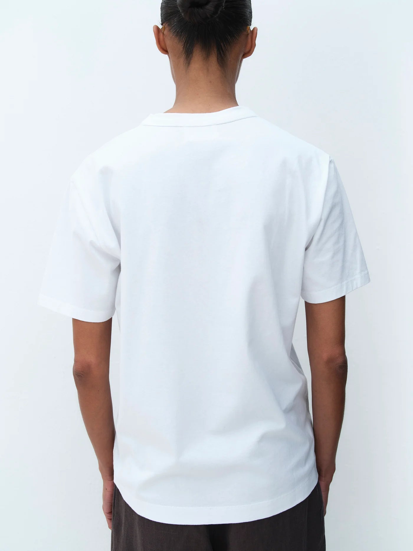 Rika White Pocket Tee