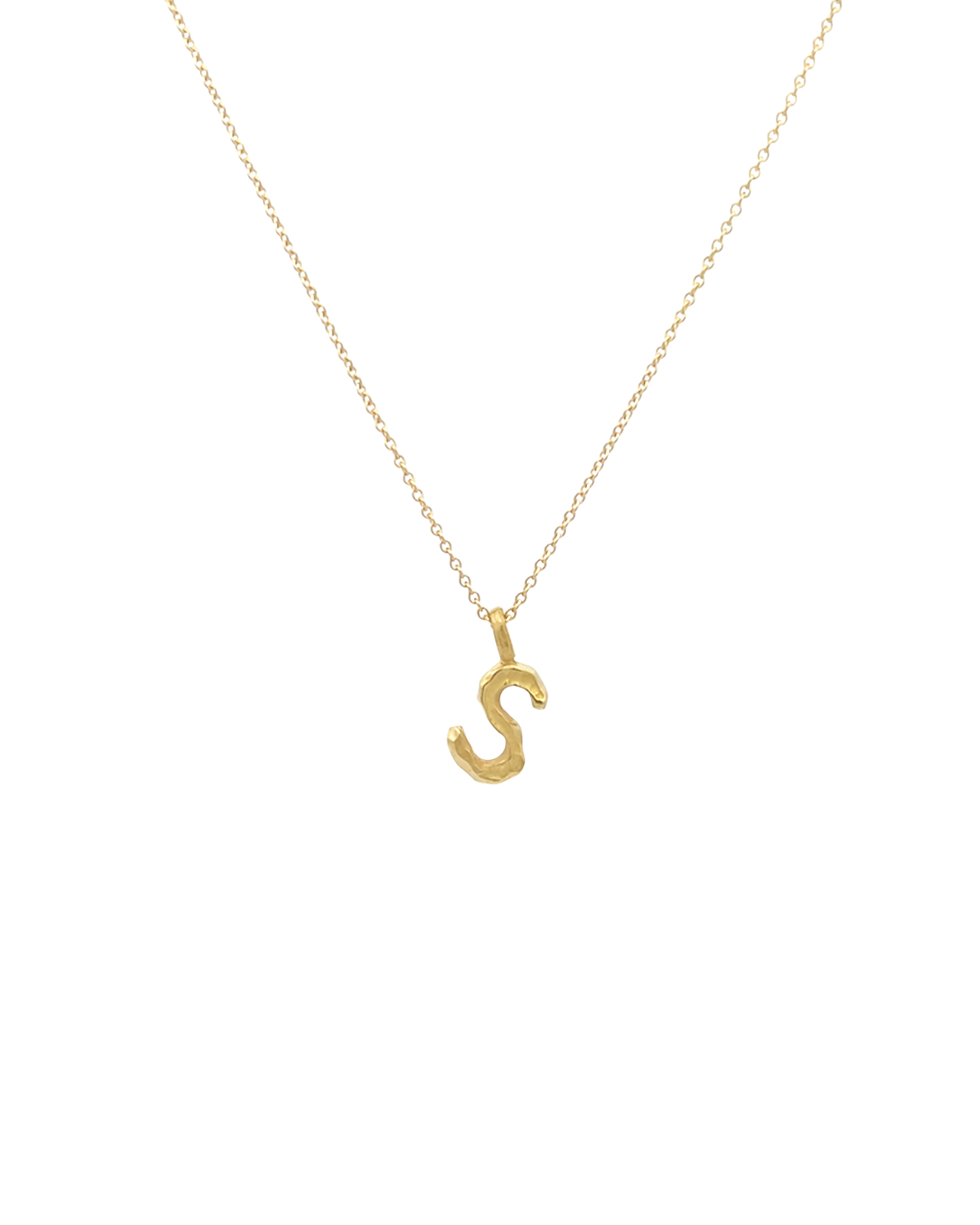 Sara Jin Mi Letter Necklace S