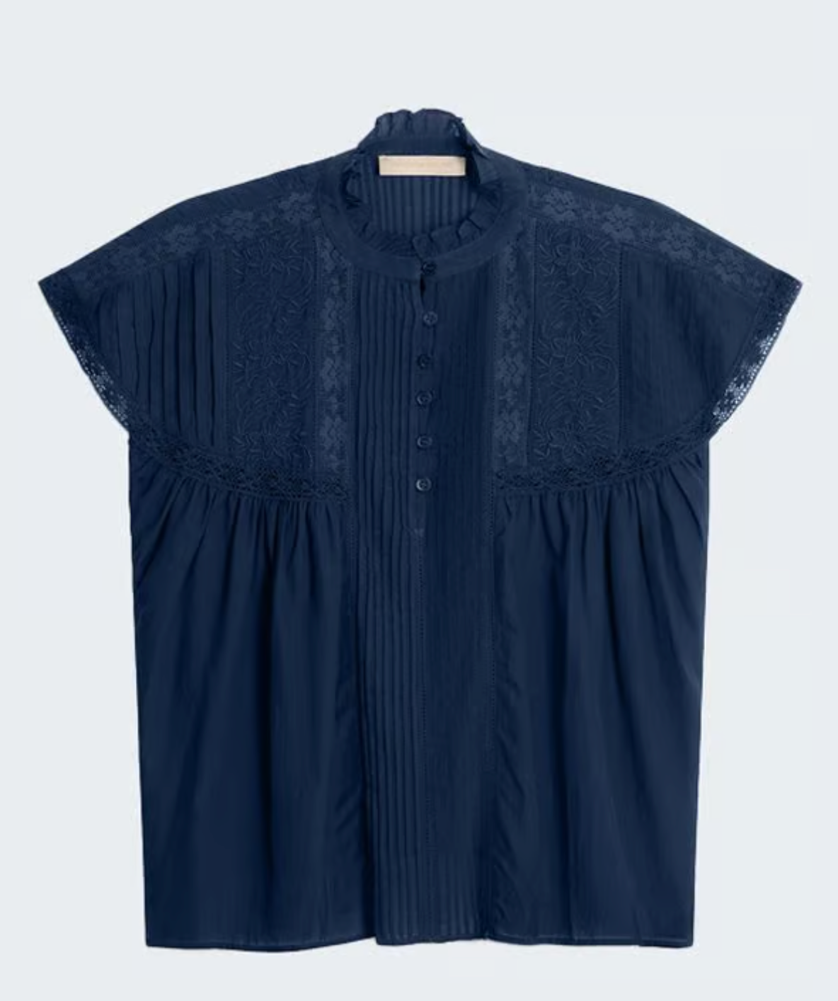 Vanessa Bruno Navy Ganu Blouse
