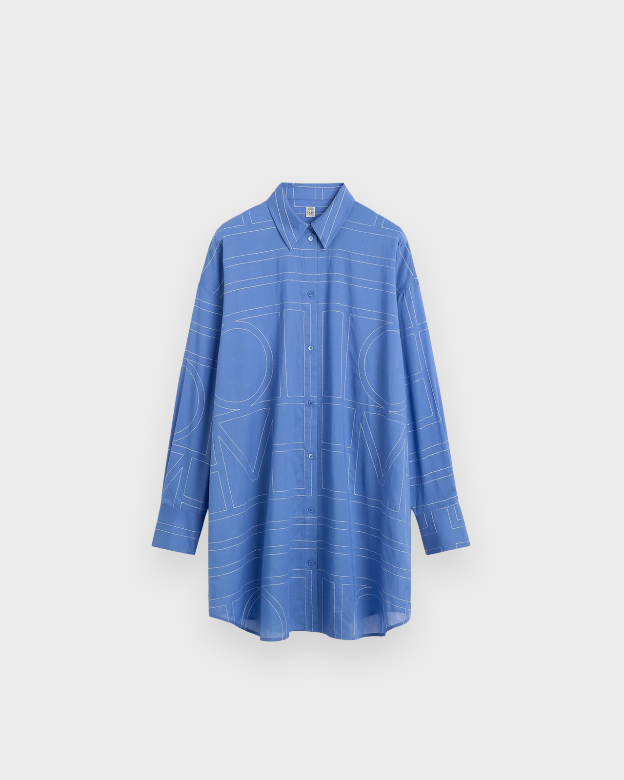 Toteme Cobalt Long Summer Shirt