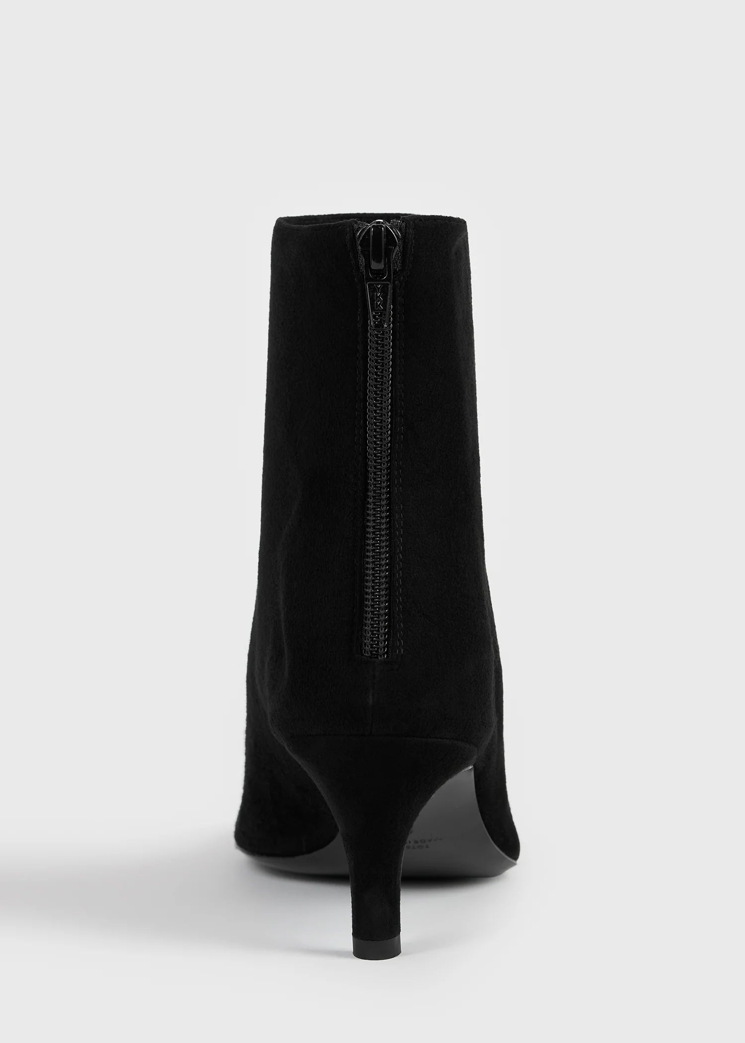 Toteme Black Soft Suede Ankle Boots