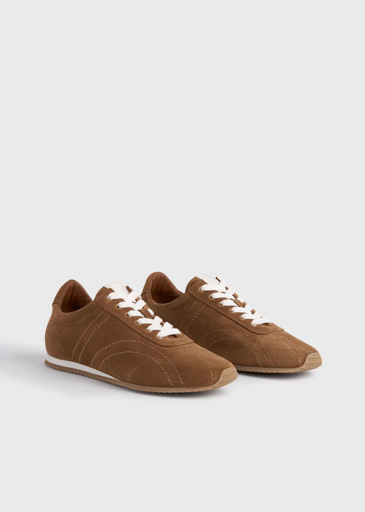 Toteme Copper Flex Suede Sneakers