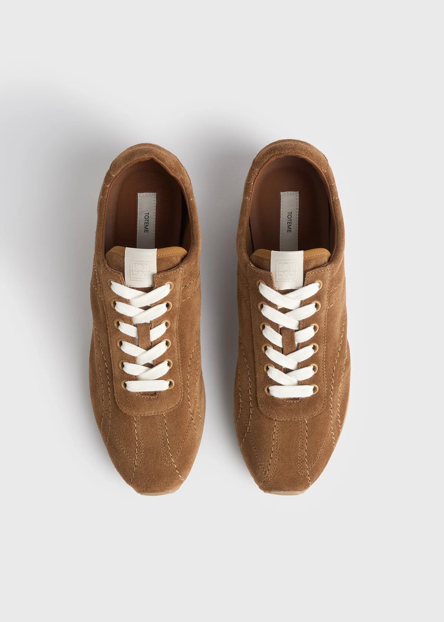 Toteme Copper Flex Suede Sneakers