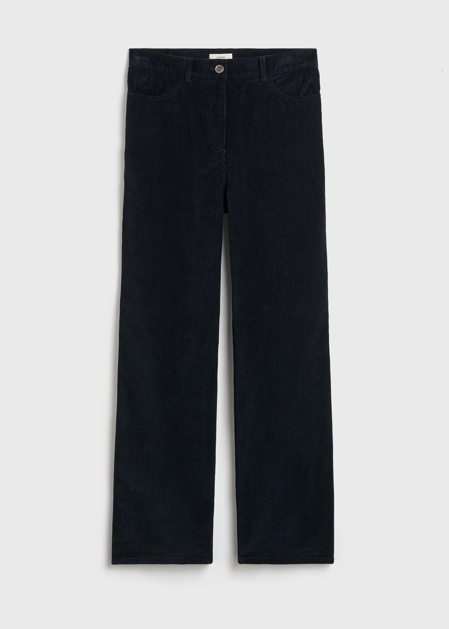 Toteme Navy Straight Cord Trousers