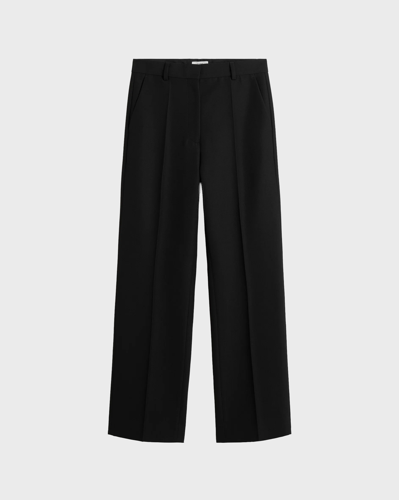 Toteme Black Straight Suit Trousers