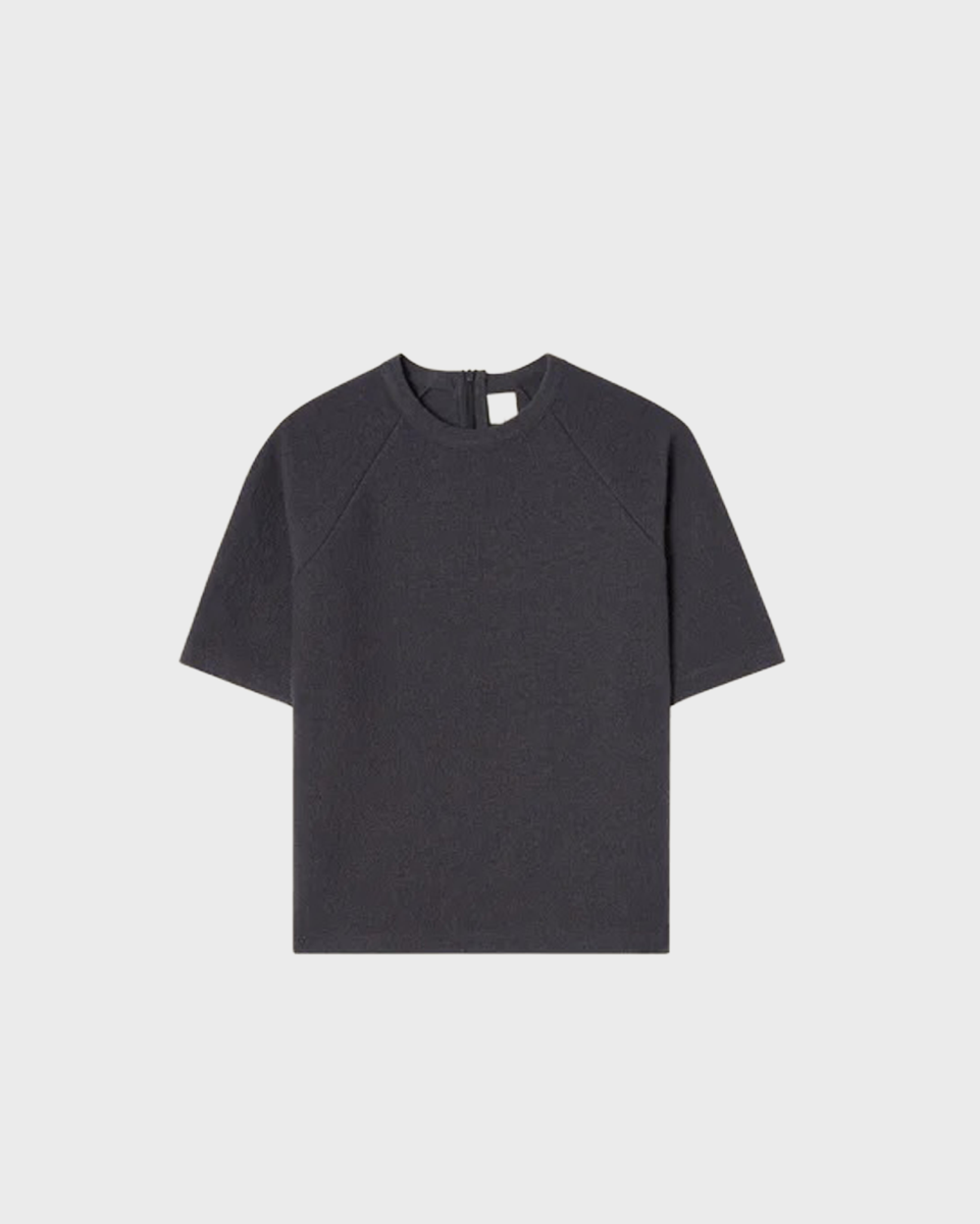 Jeanerica Anthracite Fleur Blouse