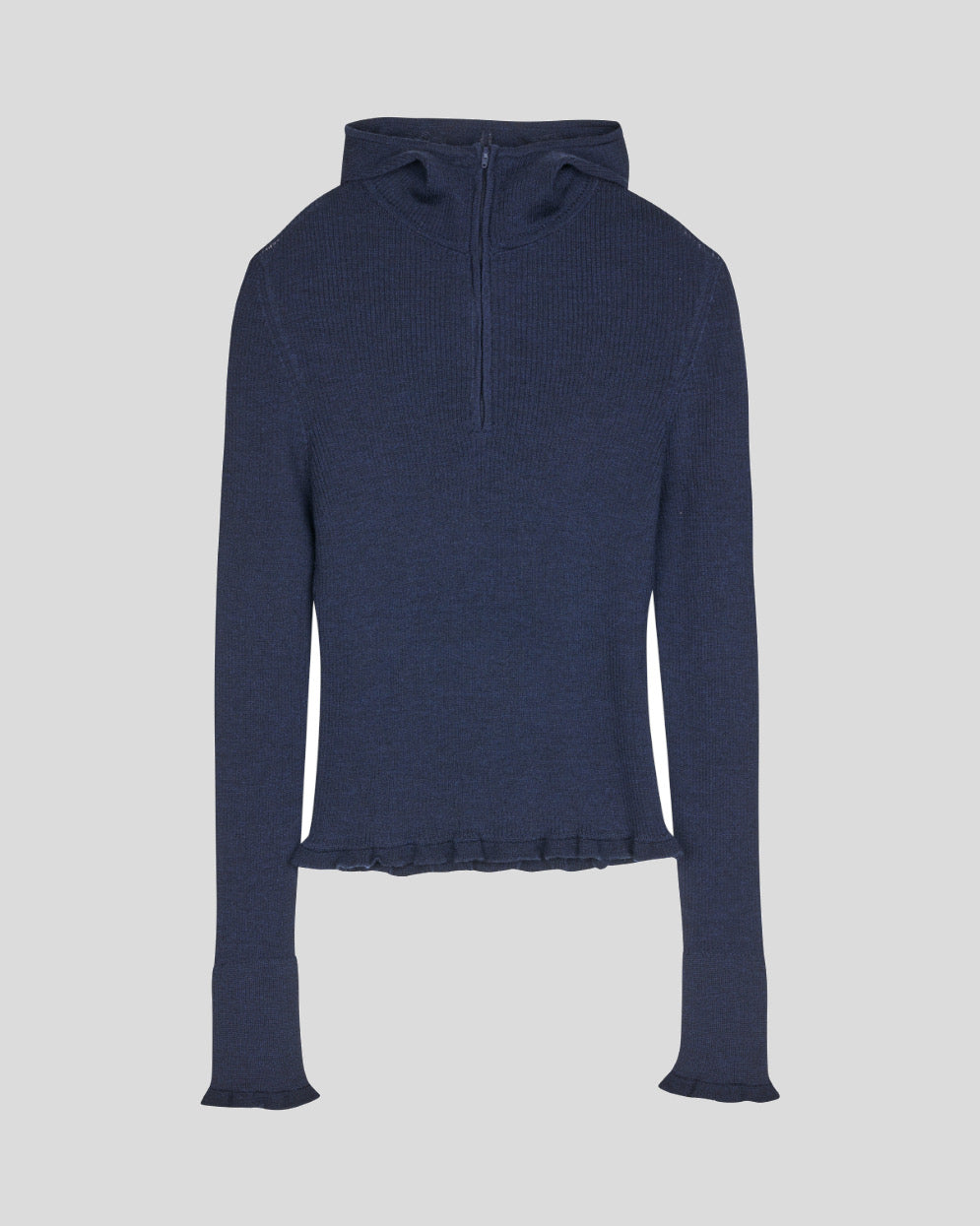 Cecilie Bahnsen Navy Belma Hoodie