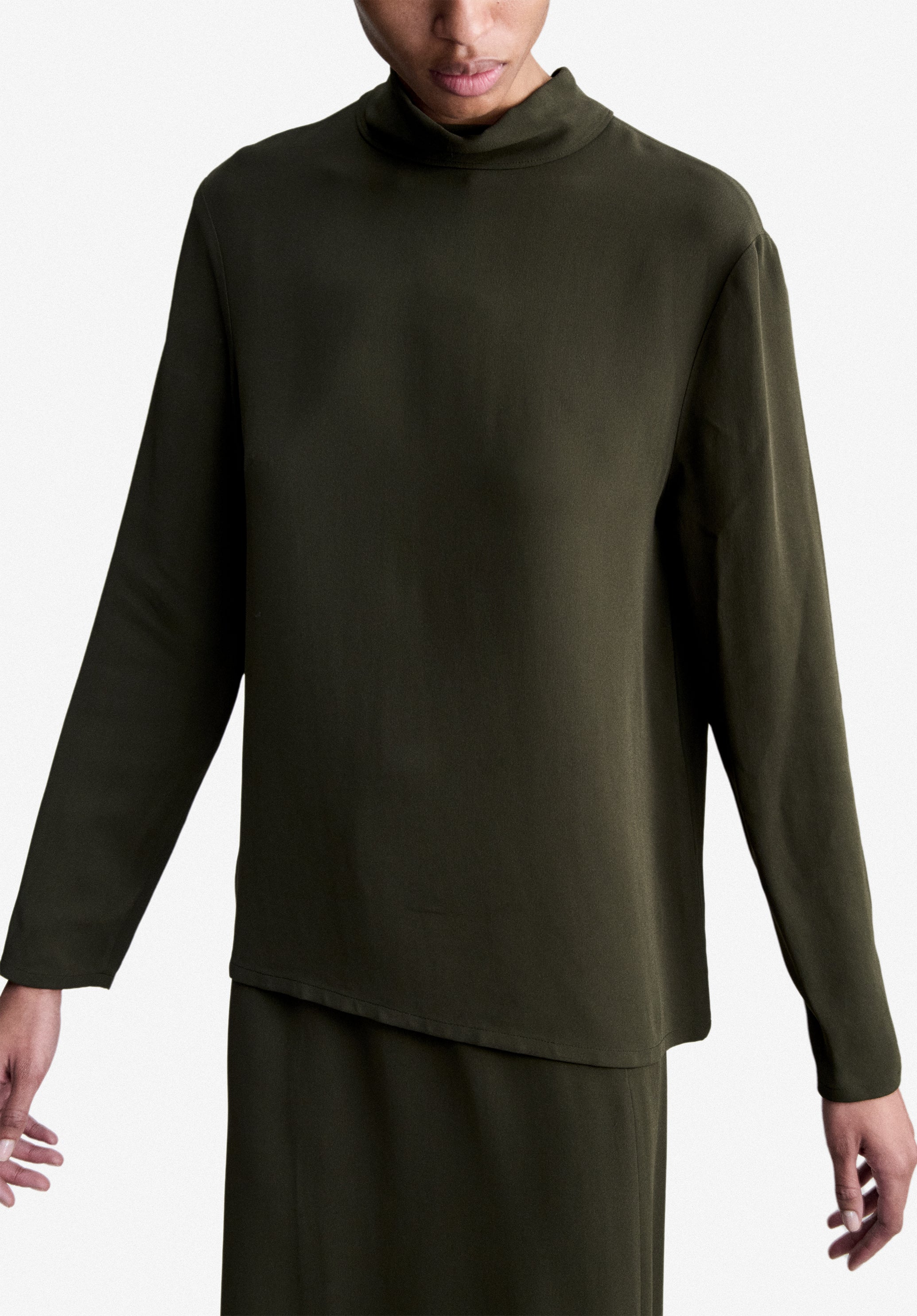 A.P.C. Dark Green Jeanne Blouse