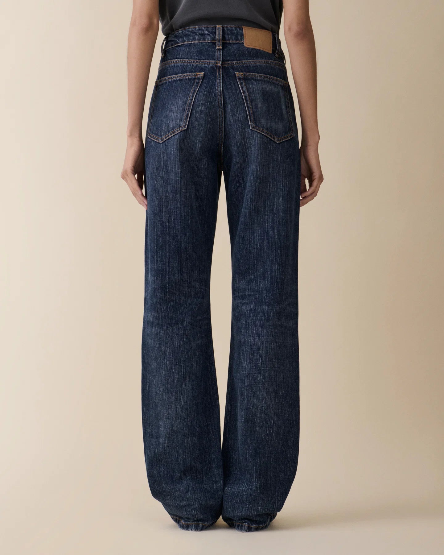 Jeanerica Dark Blue Righe Virgo Jeans