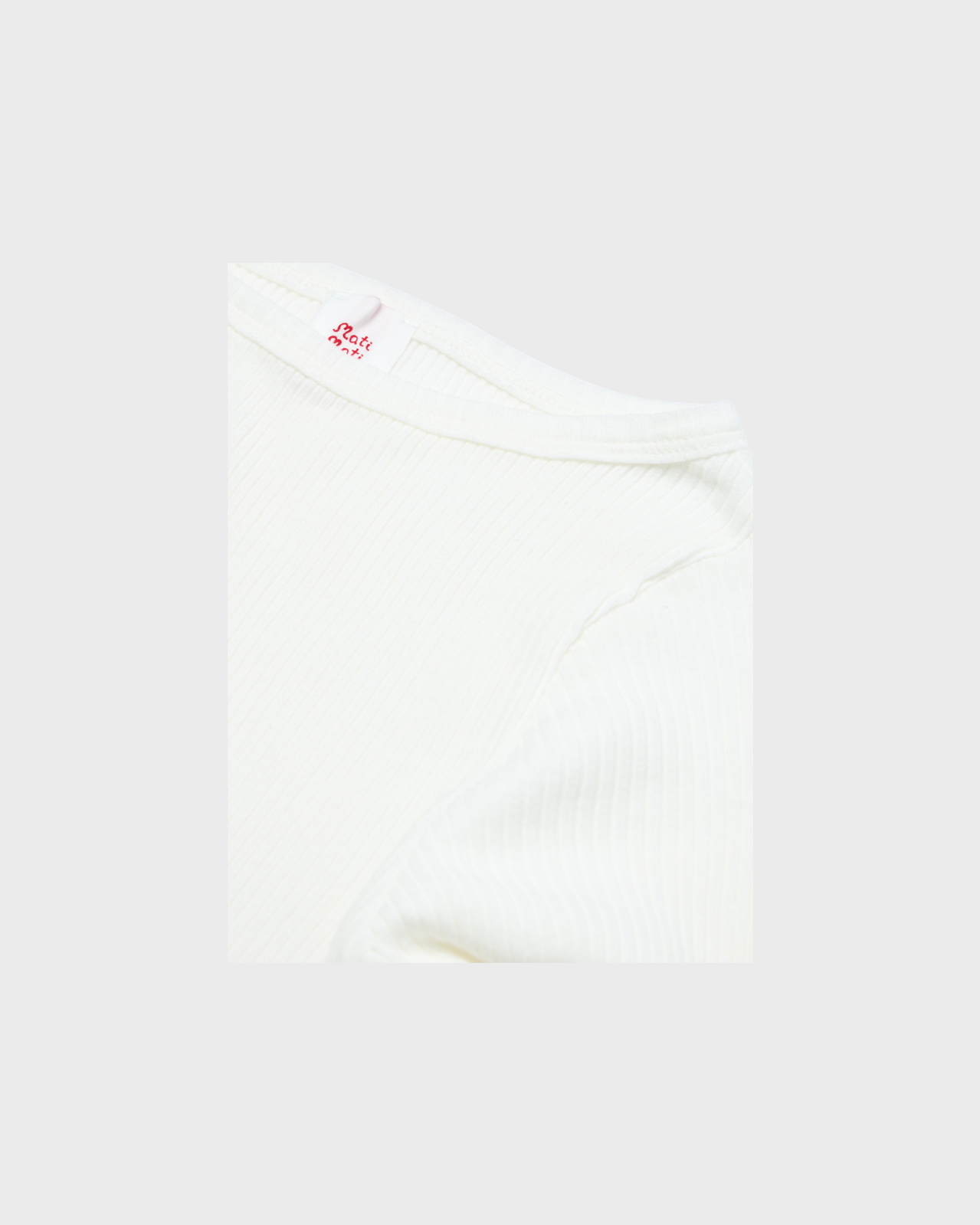 Mati Mati White Laura Boat Neck Blouse