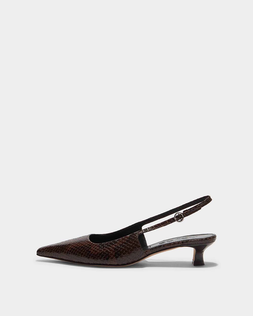 Aeyde Moka Snake Print Catrina Heels