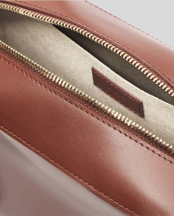 A.P.C Hazelnut Sac Virginie Box Bag