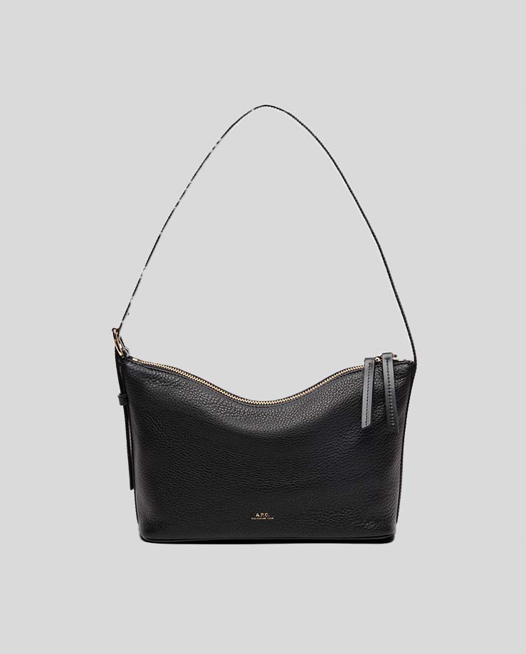 A.P.C Black Vera Shoulder Bag