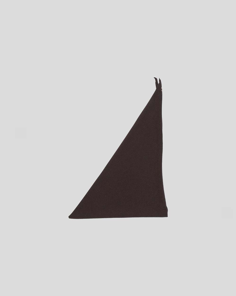 Extreme Cashmere Dark Brown Bandana Scarf