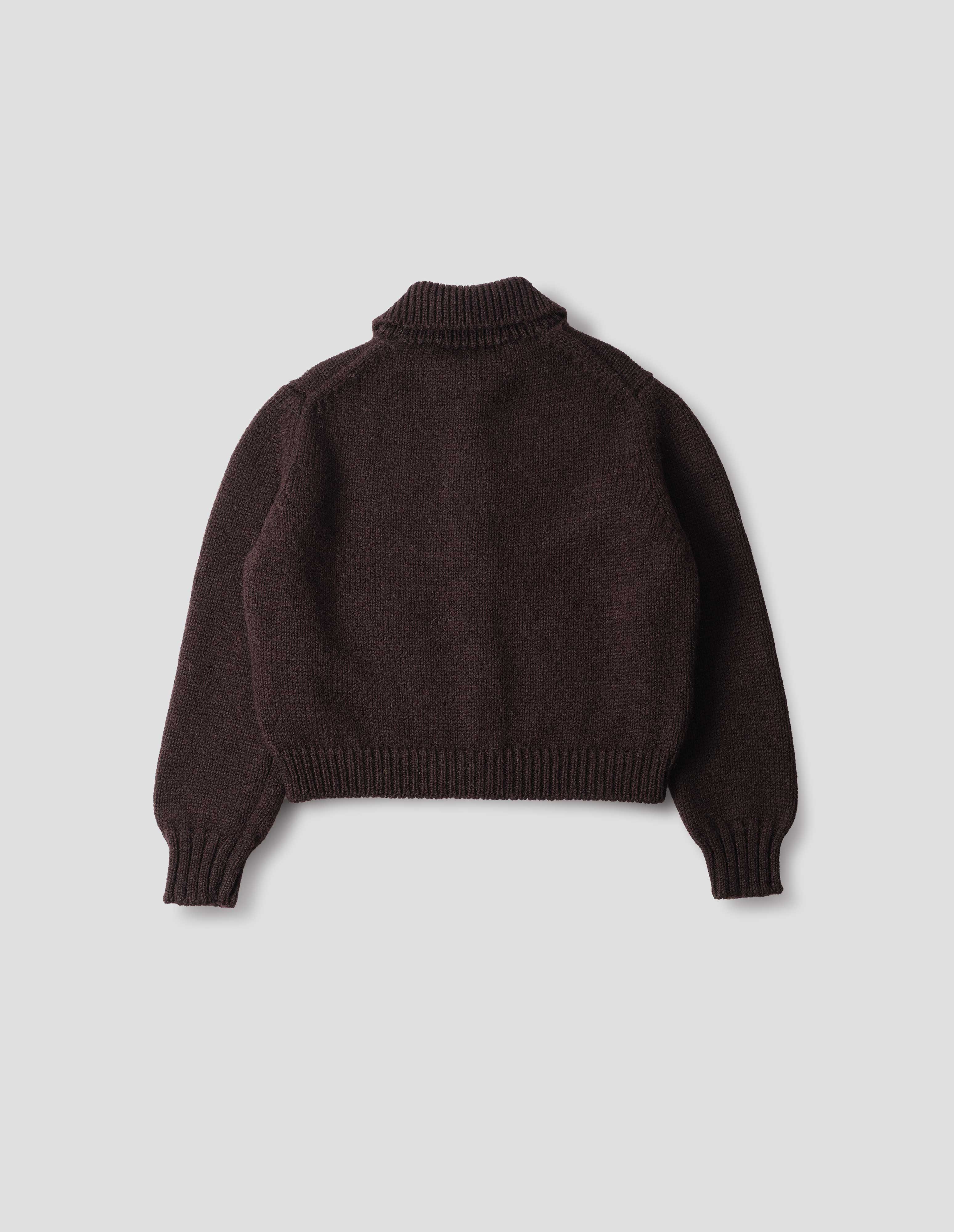 MHL Dark Brown Bomber Cardigan