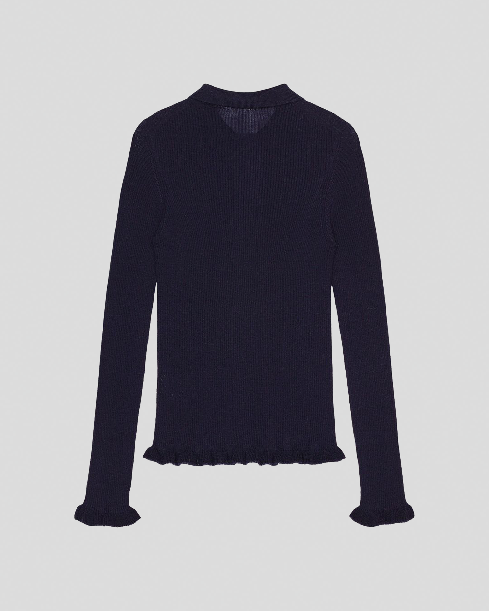 Cecilie Bahnsen Oda Navy Top