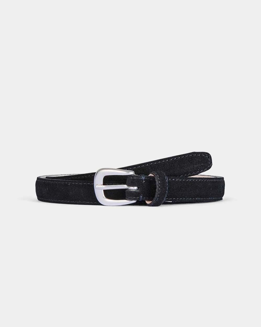 Yori Jomo Suede Black Classic Belt