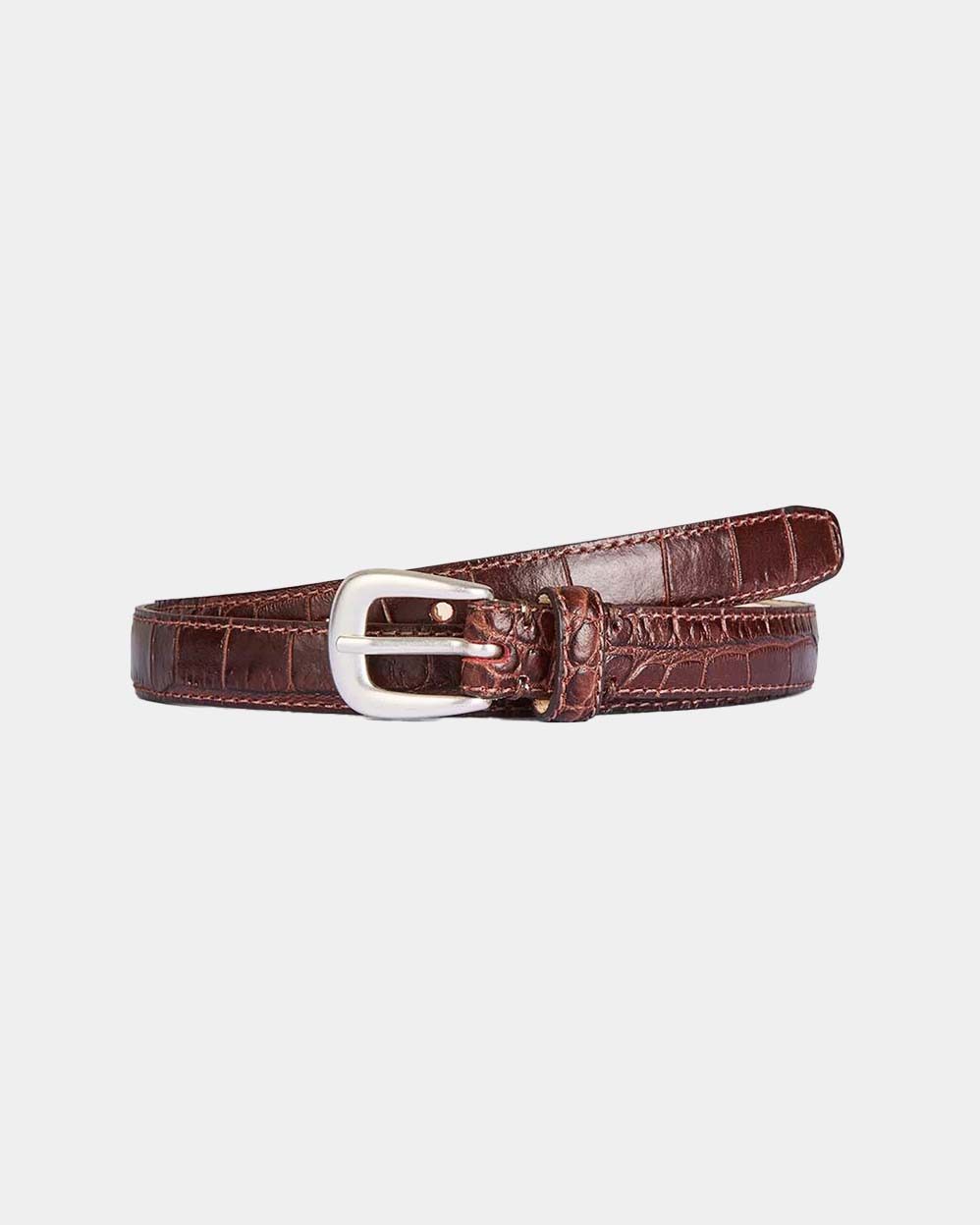 Yori Jomo Croco Brown Classic Belt